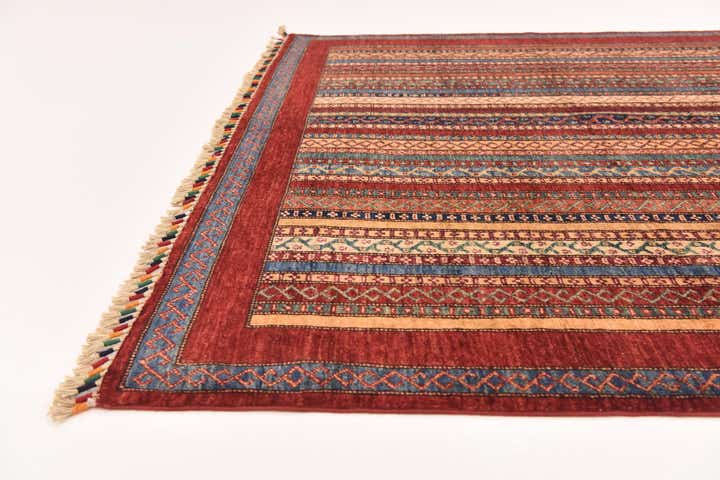 5' 7 x 8' Hand Knotted Ariana Ziegler Rug