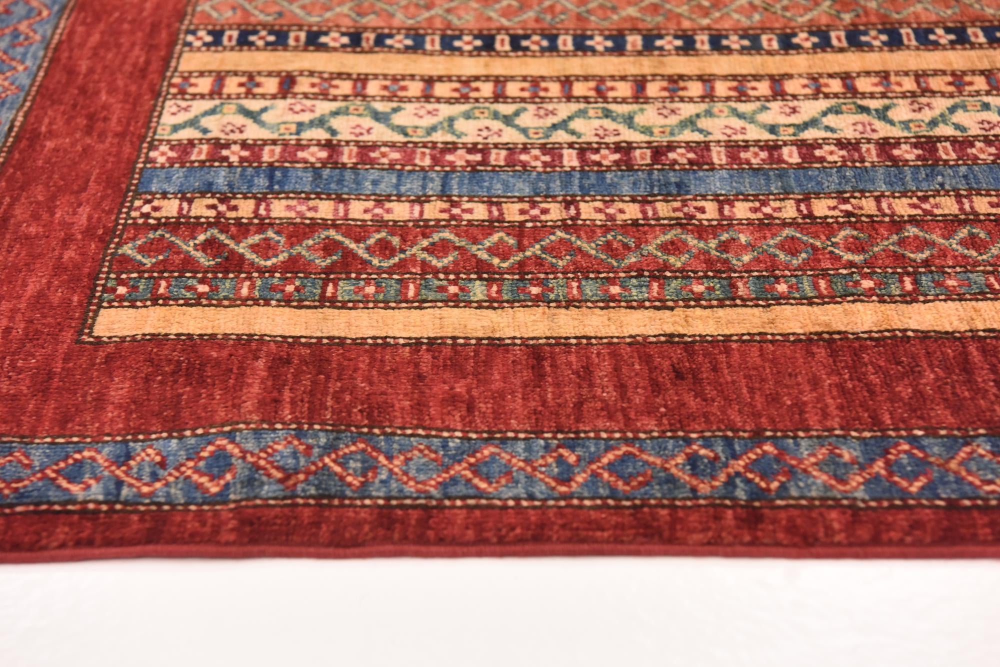 5' 7 x 8' Hand Knotted Ariana Ziegler Rug