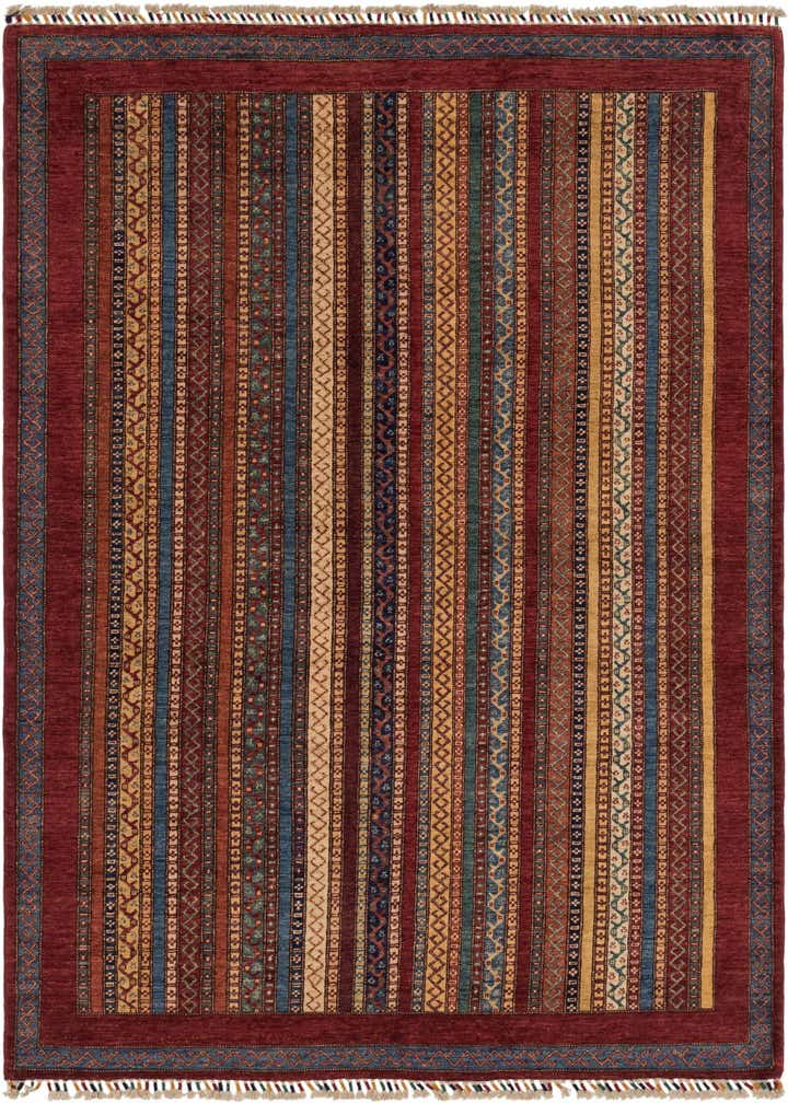 5' 7 x 8' Hand Knotted Ariana Ziegler Rug