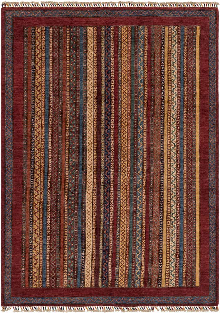 5' 7 x 8' Hand Knotted Ariana Ziegler Rug