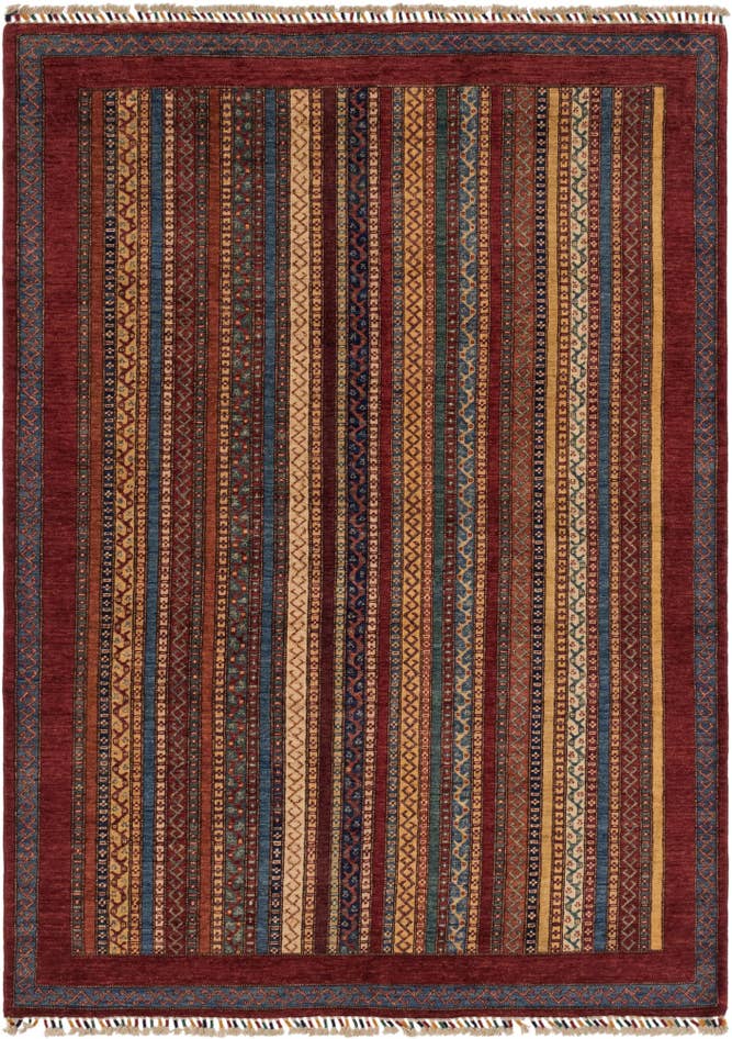 Detail image of 5' 7 x 8' Hand Knotted Ariana Ziegler Rug