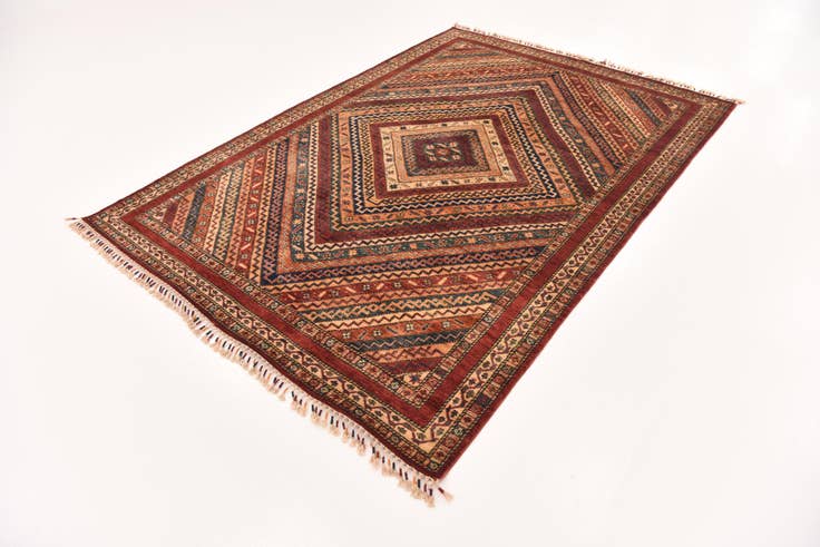 Detail image of 5' 6 x 7' 9 Hand Knotted Ariana Ziegler Rug