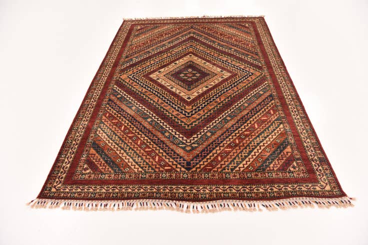 Detail image of 5' 6 x 7' 9 Hand Knotted Ariana Ziegler Rug