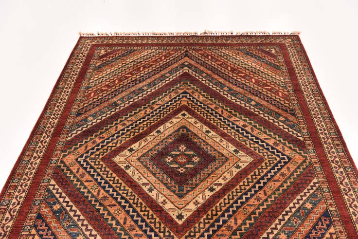 Detail image of 5' 6 x 7' 9 Hand Knotted Ariana Ziegler Rug