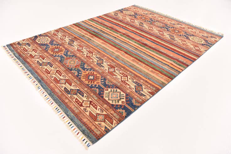 Detail image of 5' 8 x 7' 10 Hand Knotted Ariana Ziegler Rug