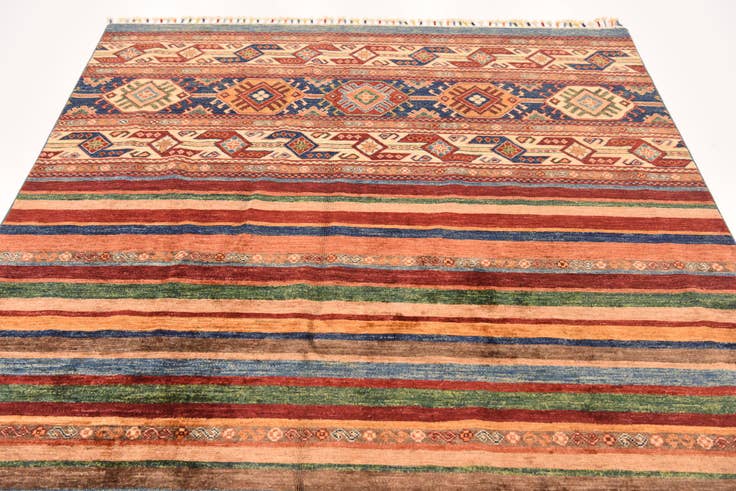 Detail image of 5' 8 x 7' 10 Hand Knotted Ariana Ziegler Rug