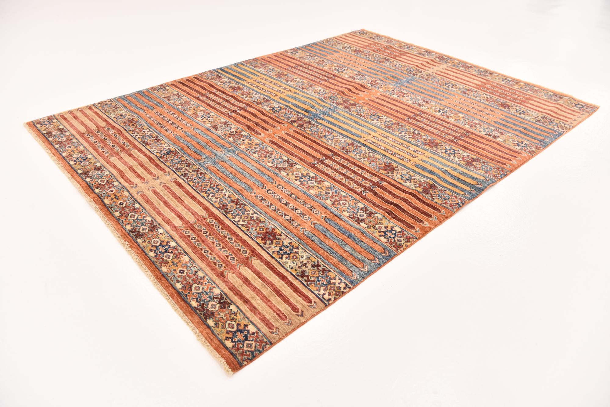 6' x 8' 2 Hand Knotted Ariana Ziegler Rug
