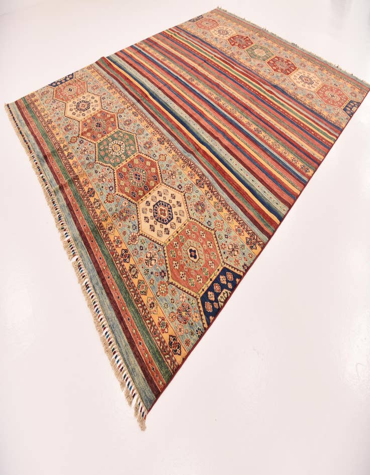 Detail image of 9' x 11' 10  Hand Knotted Ariana Ziegler Rug