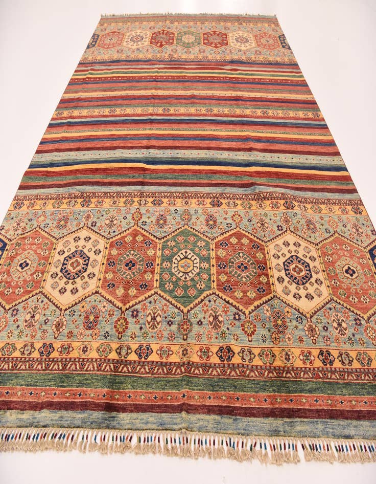 Detail image of 9' x 11' 10  Hand Knotted Ariana Ziegler Rug