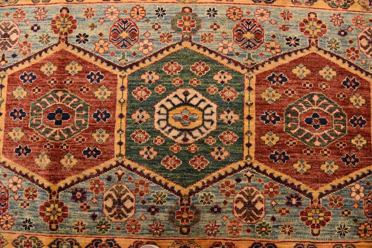 Detail image of 9' x 11' 10 Hand Knotted Ariana Ziegler Rug