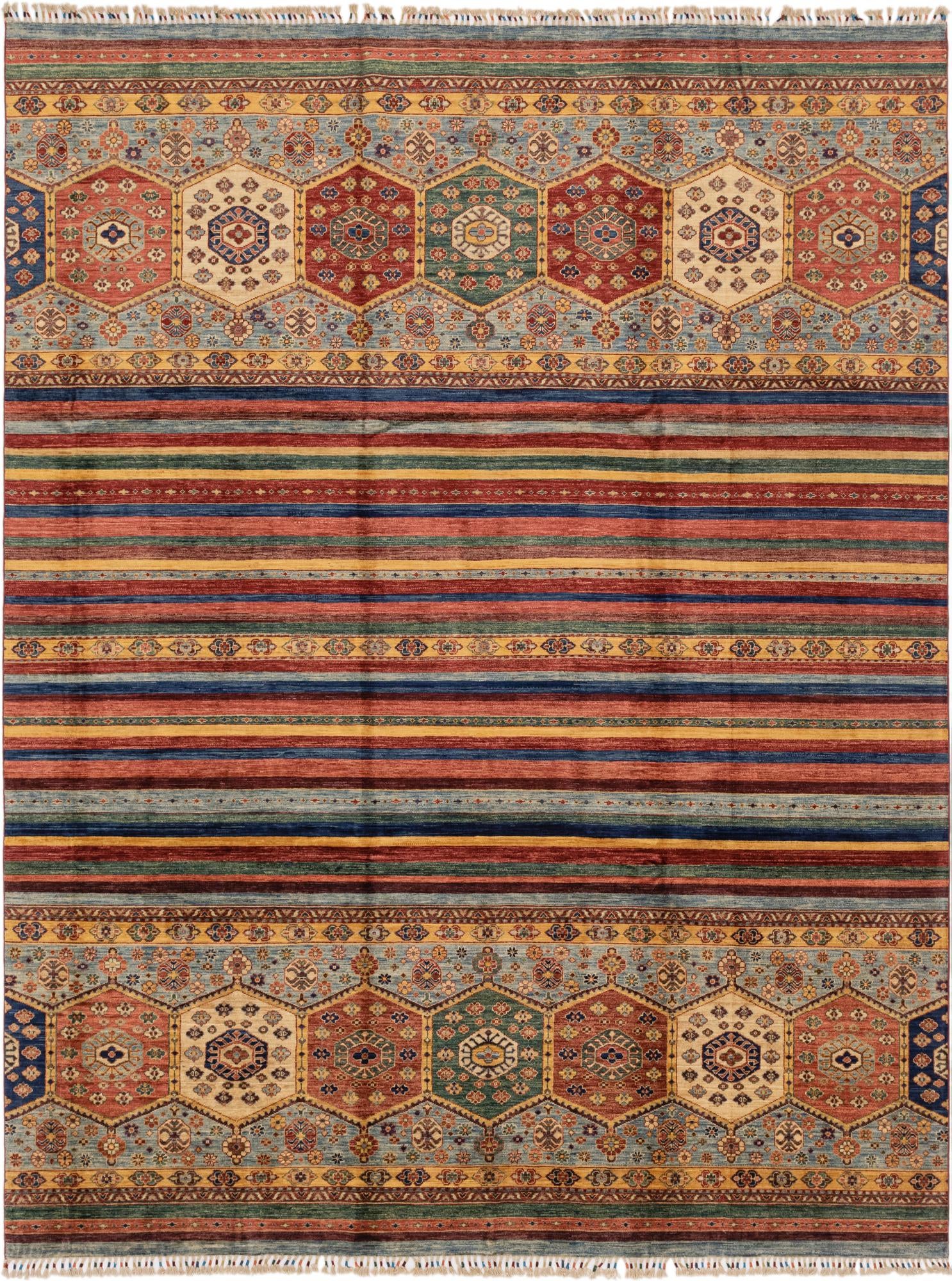 9' x 11' 10 Hand Knotted Ariana Ziegler Rug