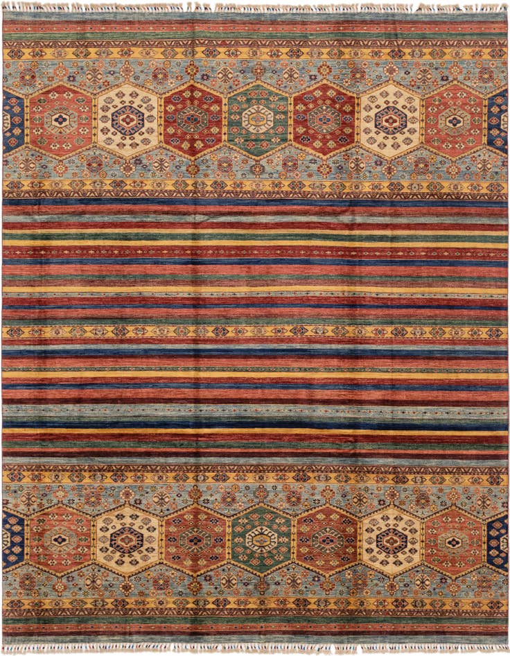 Detail image of 9' x 11' 10 Hand Knotted Ariana Ziegler Rug