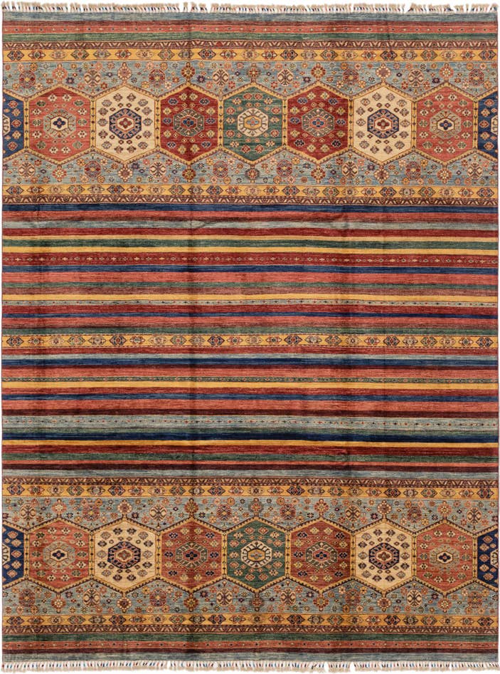 Detail image of 9' x 11' 10 Hand Knotted Ariana Ziegler Rug