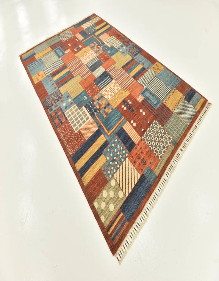 Detail image of 6' 8 x 9' 10 Hand Knotted Ariana Ziegler Rug