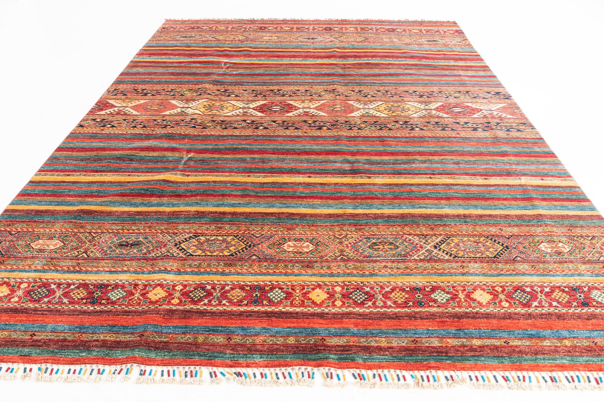 8' 4 x 11' 6 Hand Knotted Ariana Ziegler Rug