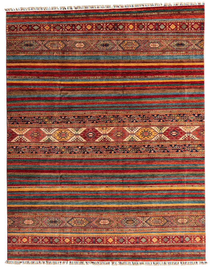 Detail image of 8' 4 x 11' 6 Hand Knotted Ariana Ziegler Rug