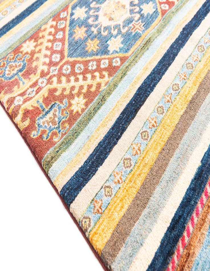 Detail image of 6' 6 x 9' 7  Hand Knotted Ariana Ziegler Rug