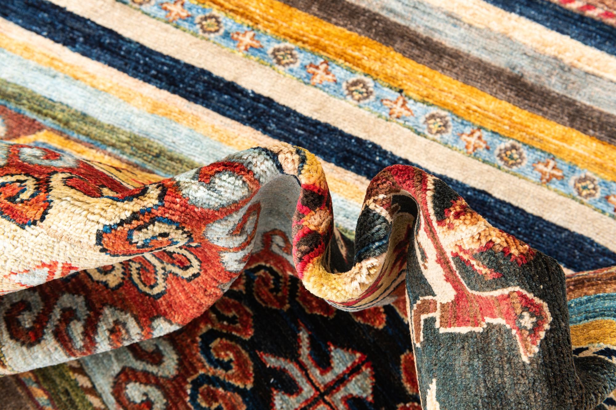 6' 6 x 9' 7 Hand Knotted Ariana Ziegler Rug
