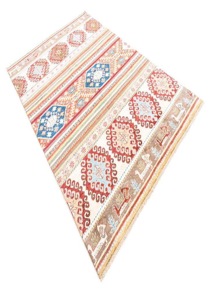 5' 8 x 8' 7 Hand Knotted Ariana Ziegler Rug