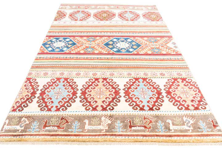 5' 8 x 8' 7 Hand Knotted Ariana Ziegler Rug