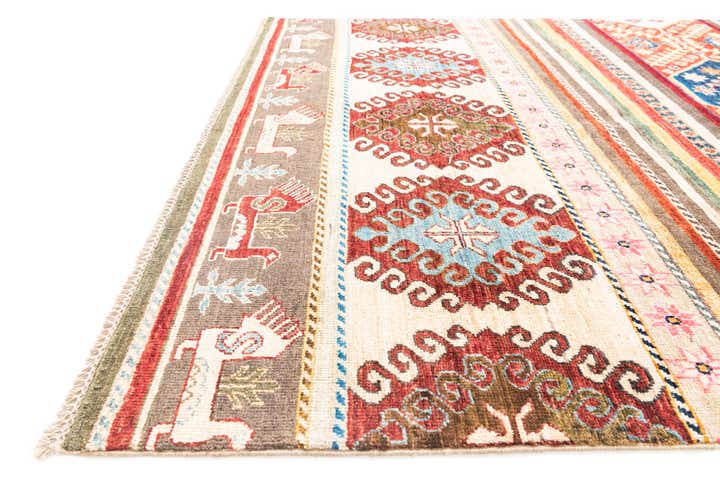 5' 8 x 8' 7 Hand Knotted Ariana Ziegler Rug