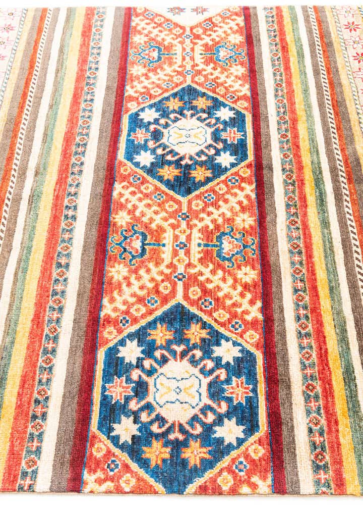 5' 8 x 8' 7 Hand Knotted Ariana Ziegler Rug