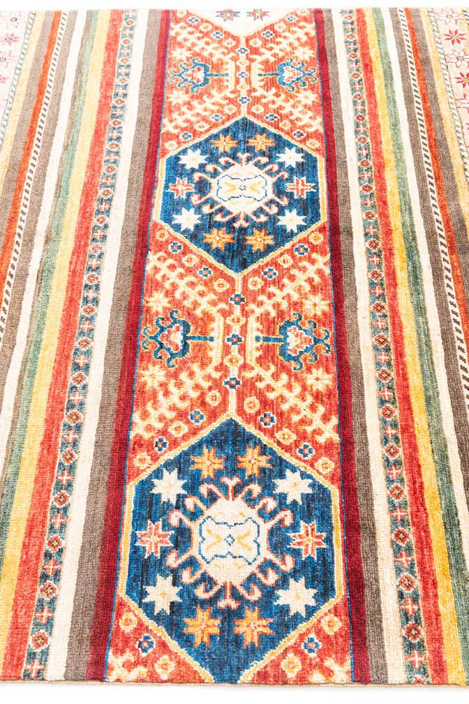 5' 8 x 8' 7 Hand Knotted Ariana Ziegler Rug