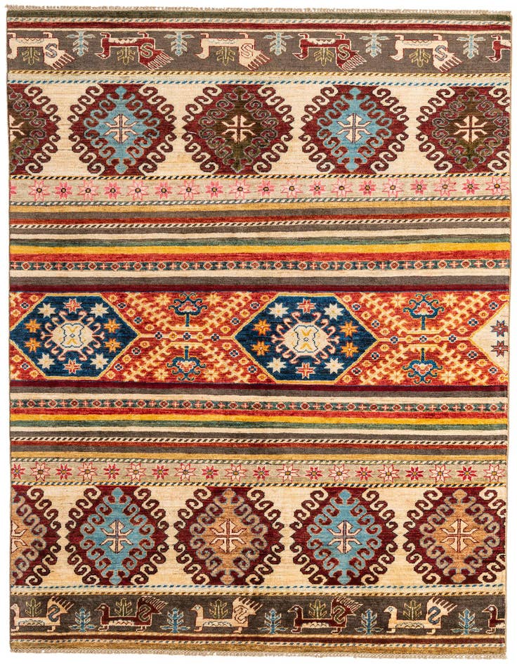 Detail image of 5' 8 x 8' 7 Hand Knotted Ariana Ziegler Rug