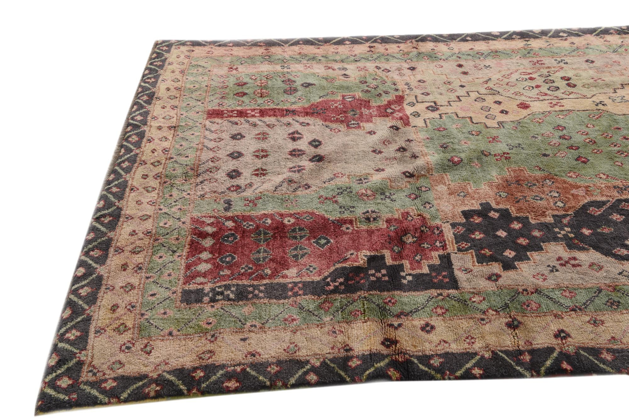 6' 8 x 10' Hand Knotted Ariana Ziegler Wool Rug