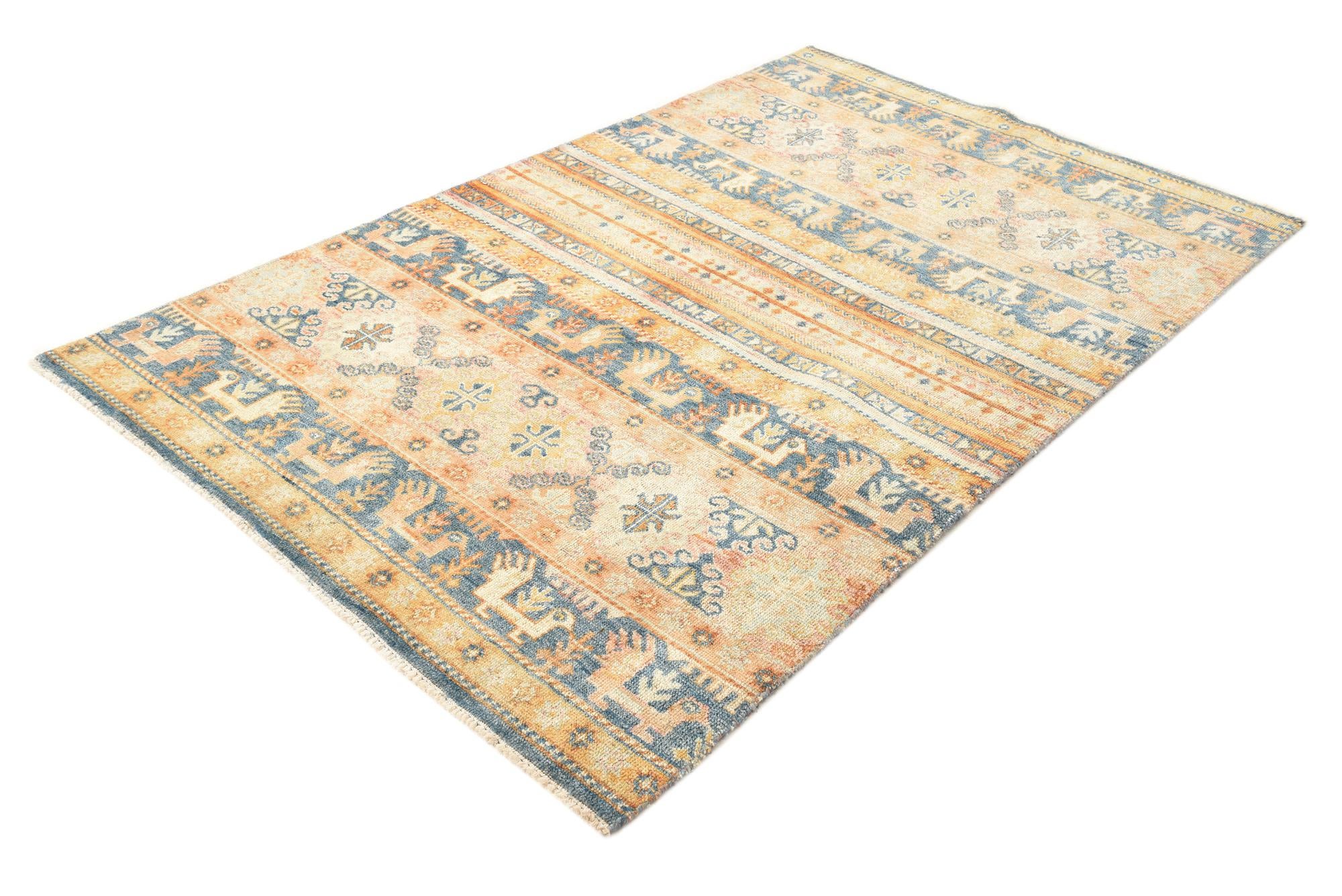 5' x 8' Hand Knotted Ariana Ziegler Rug