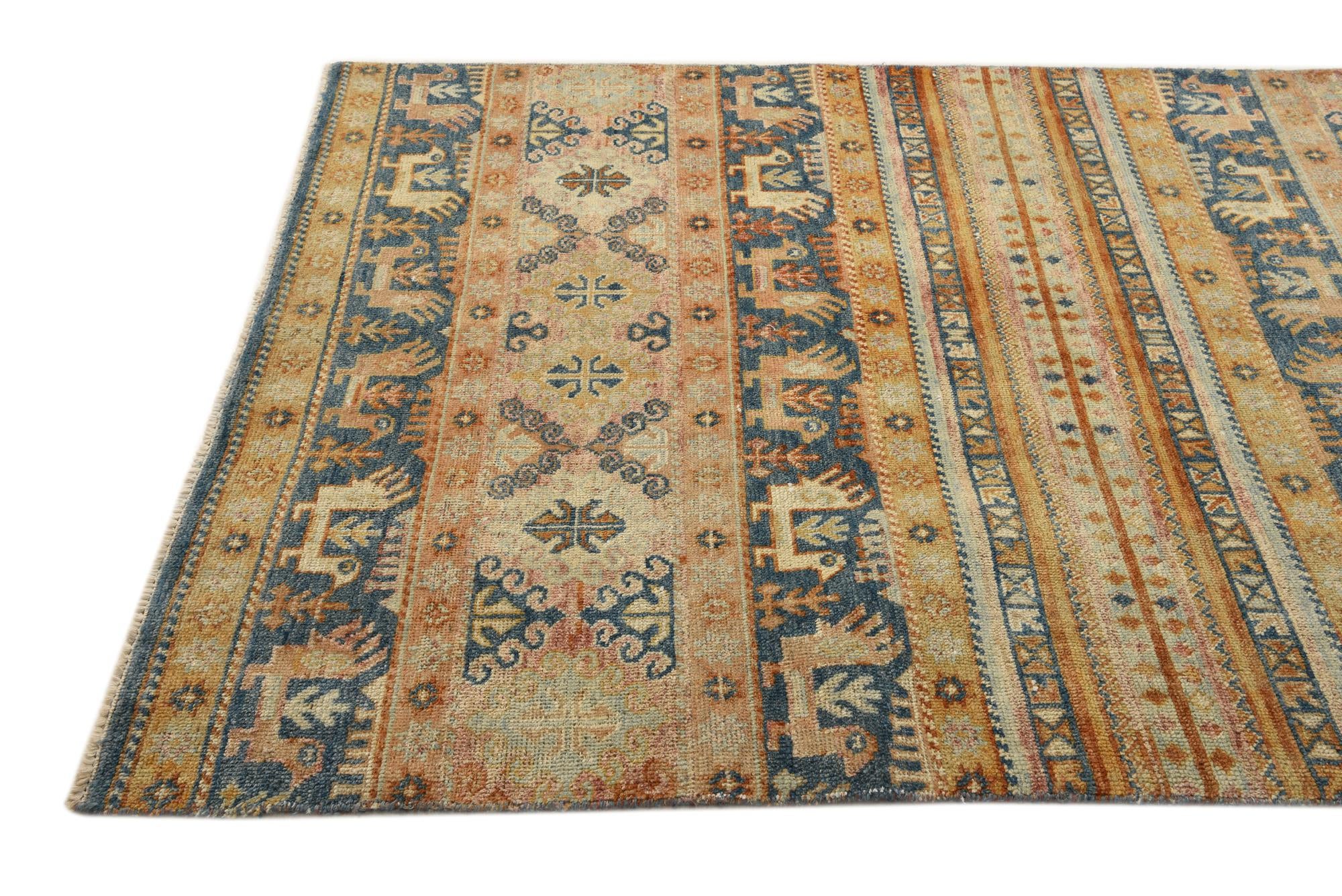 5' x 8' Hand Knotted Ariana Ziegler Rug