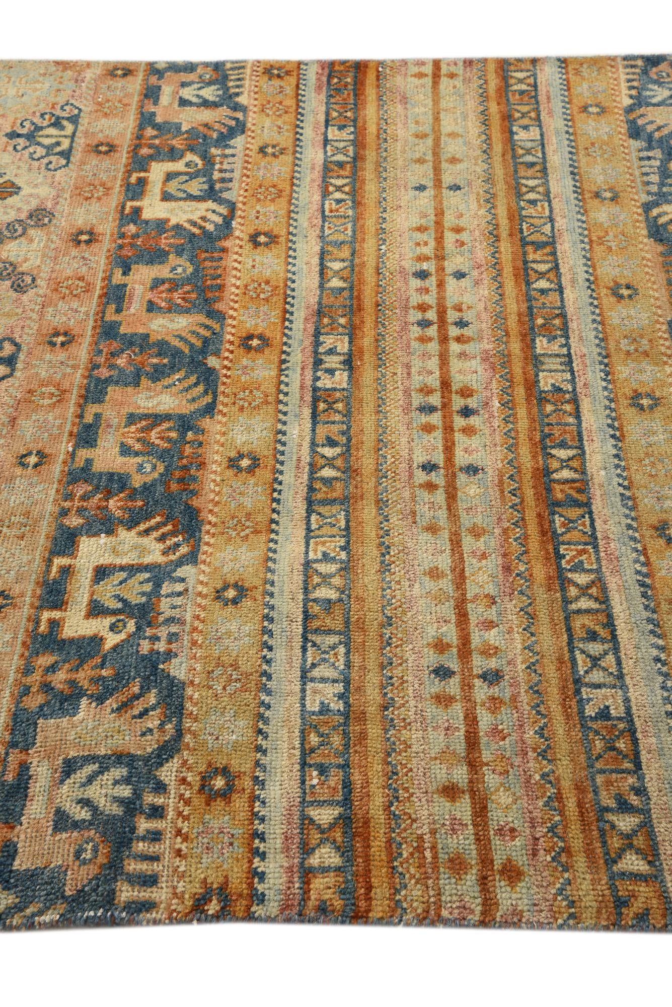 5' x 8' Hand Knotted Ariana Ziegler Rug