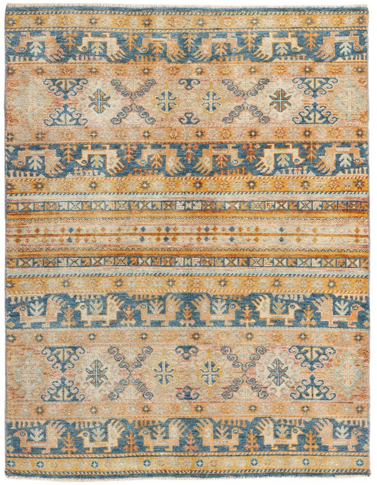 Detail image of 5' x 8' Hand Knotted Ariana Ziegler Rug