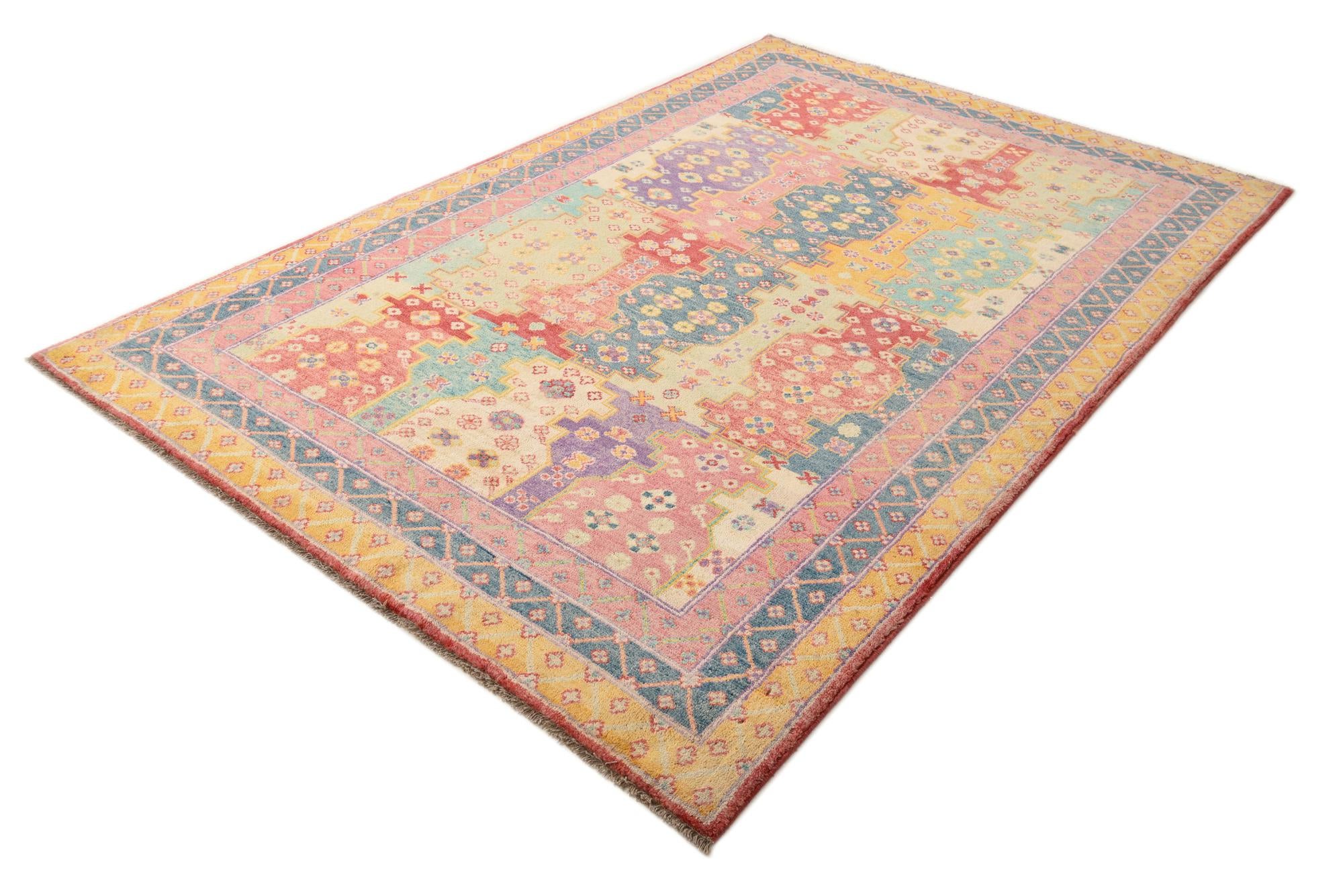 6' 5 x 9' 10 Hand Knotted Ariana Ziegler Rug