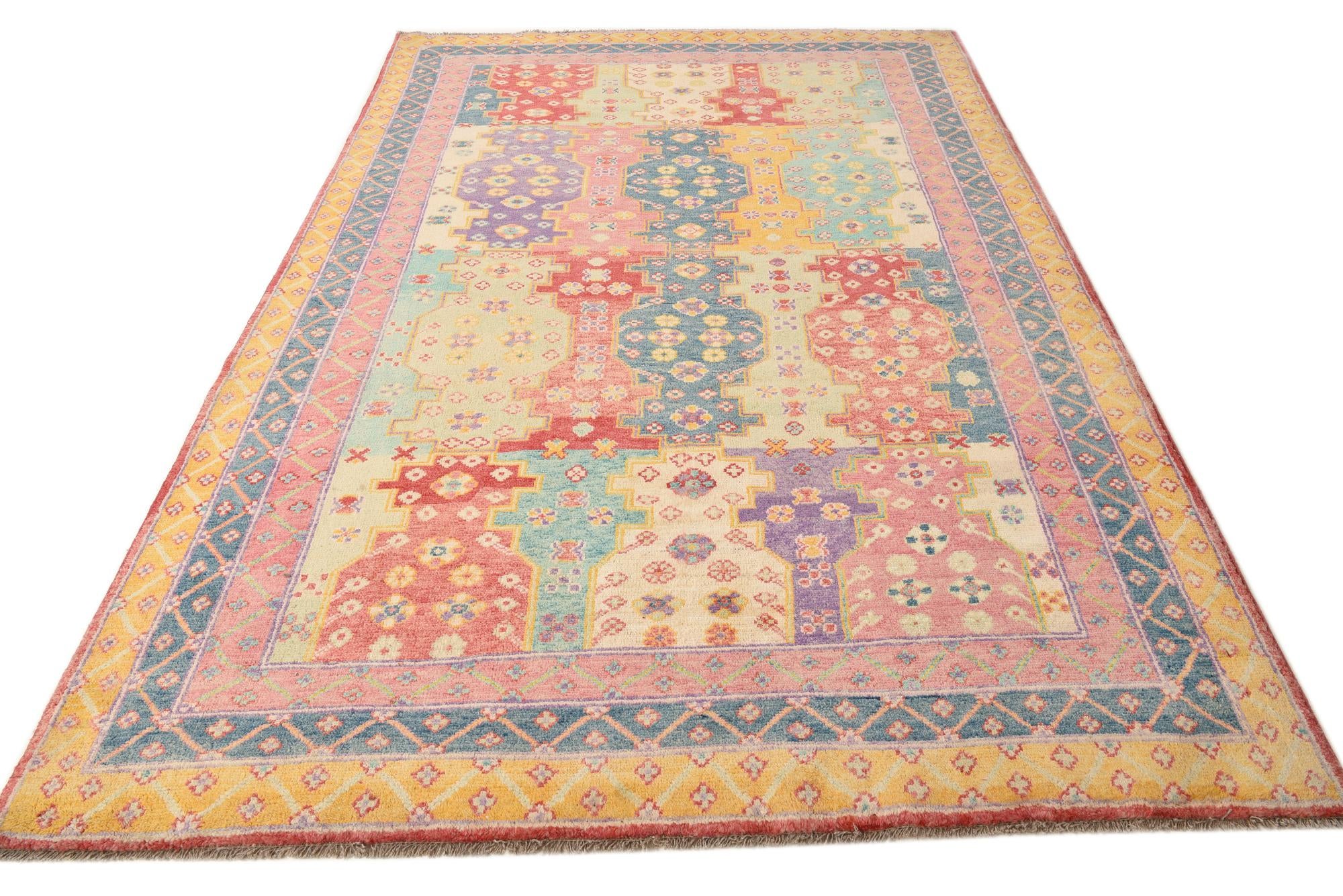 6' 5 x 9' 10 Hand Knotted Ariana Ziegler Rug