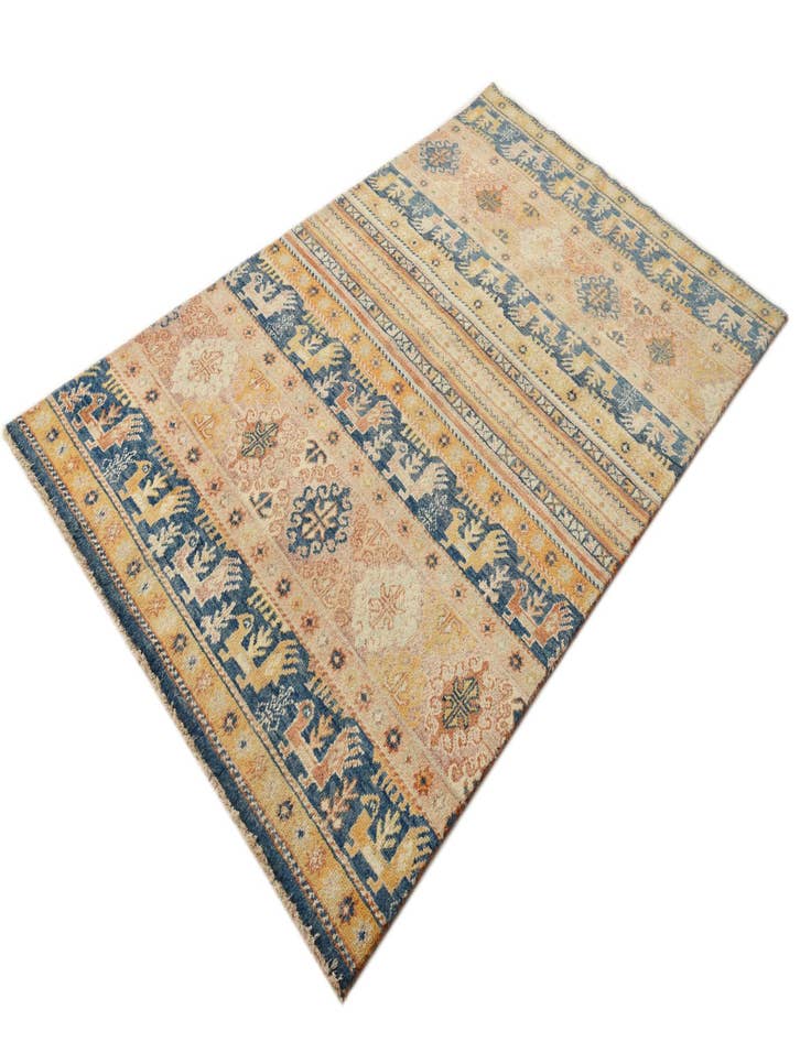 Detail image of 5' x 8'  Hand Knotted Ariana Ziegler Rug