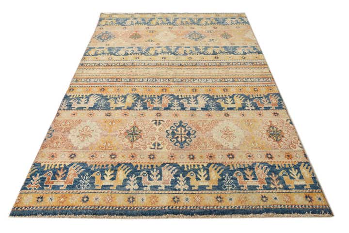 5' x 8' Hand Knotted Ariana Ziegler Rug