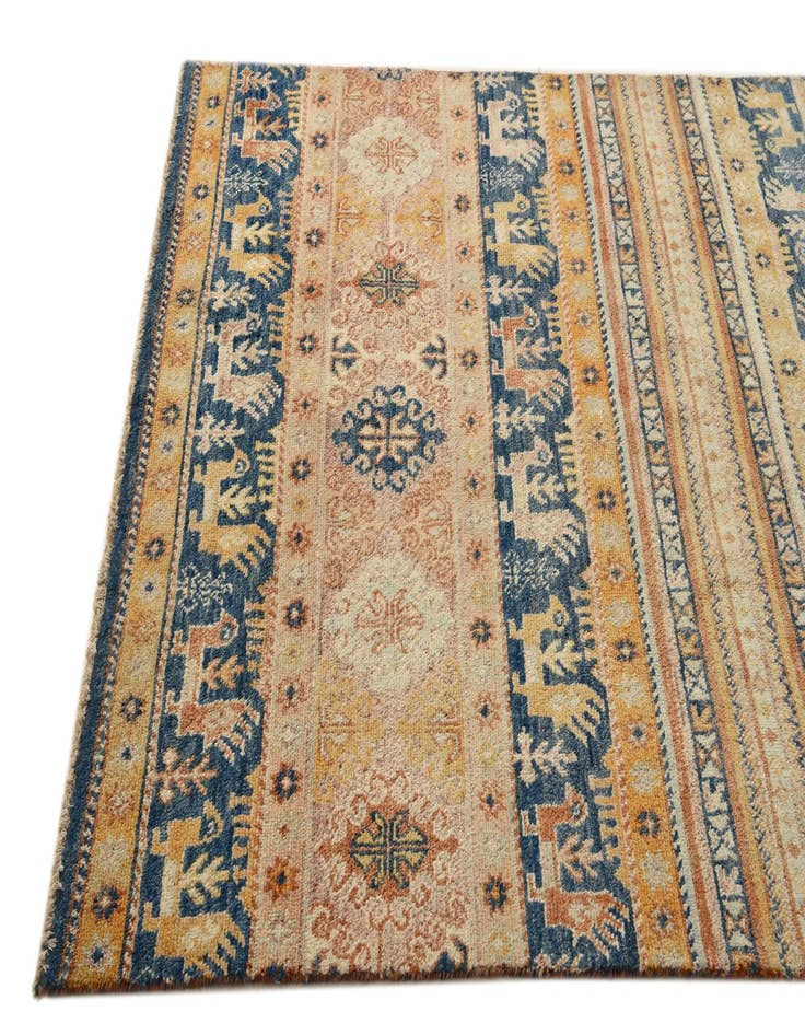 Detail image of 5' x 8'  Hand Knotted Ariana Ziegler Rug