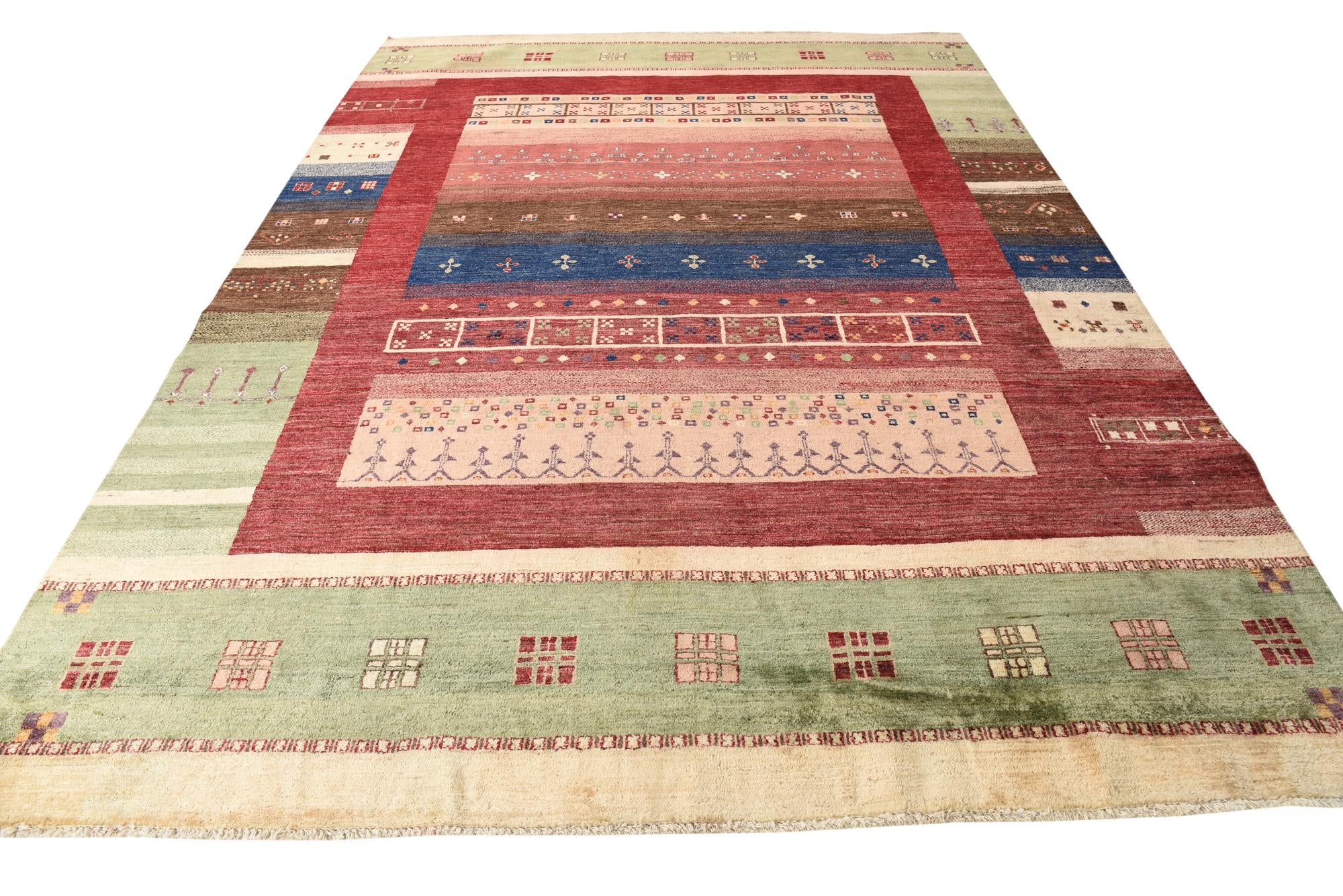 8' 1 x 11' 1 Hand Knotted Ariana Ziegler Rug