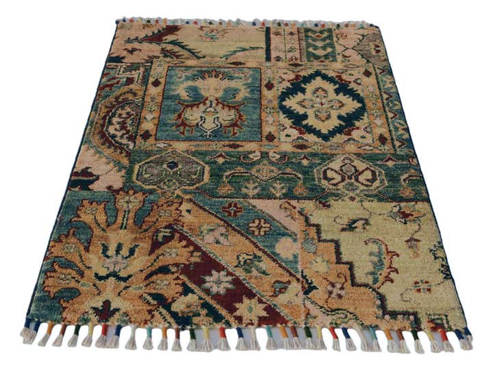 1' 11 x 2' 11 Hand Knotted Ariana Ziegler Rug