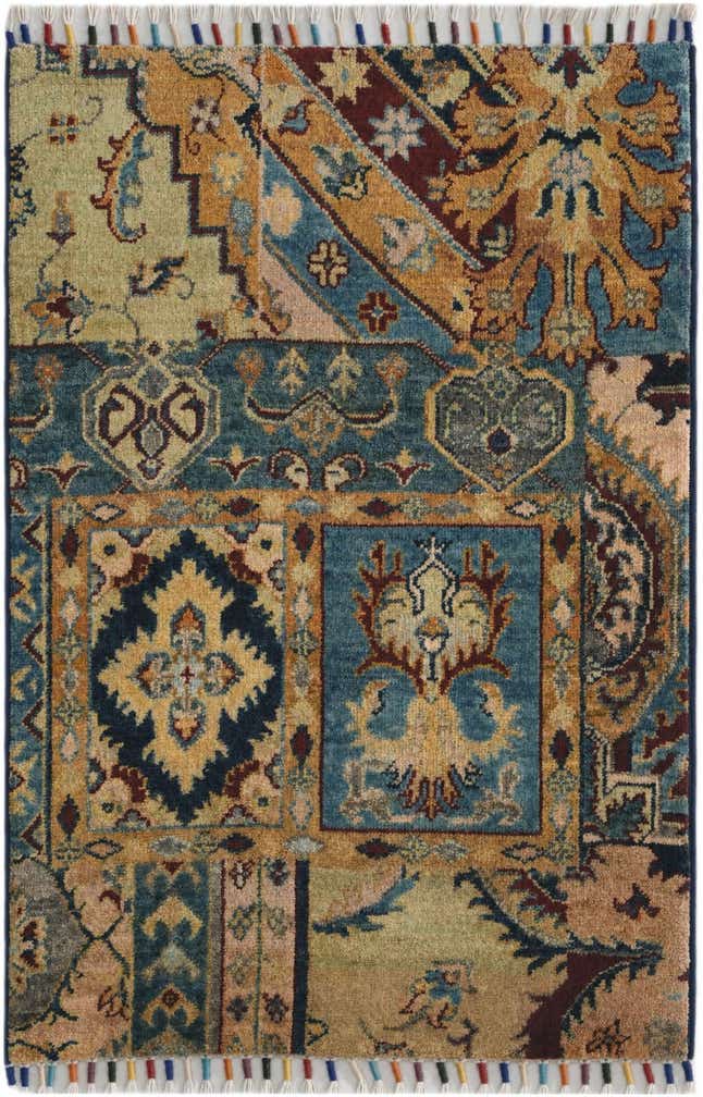 1' 11 x 2' 11 Hand Knotted Ariana Ziegler Rug