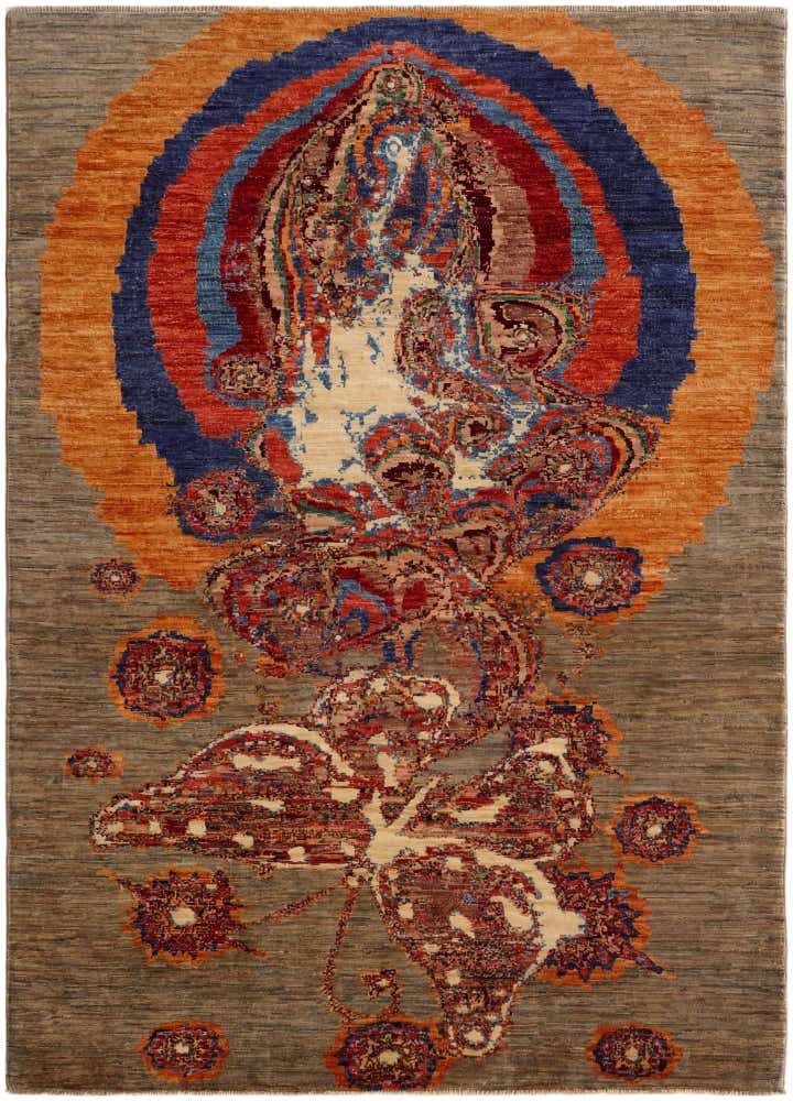 5' x 6' 10 Hand Knotted Ariana Ziegler Rug
