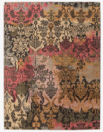 8' x 10' 5 Hand Knotted Ariana Ziegler Rug