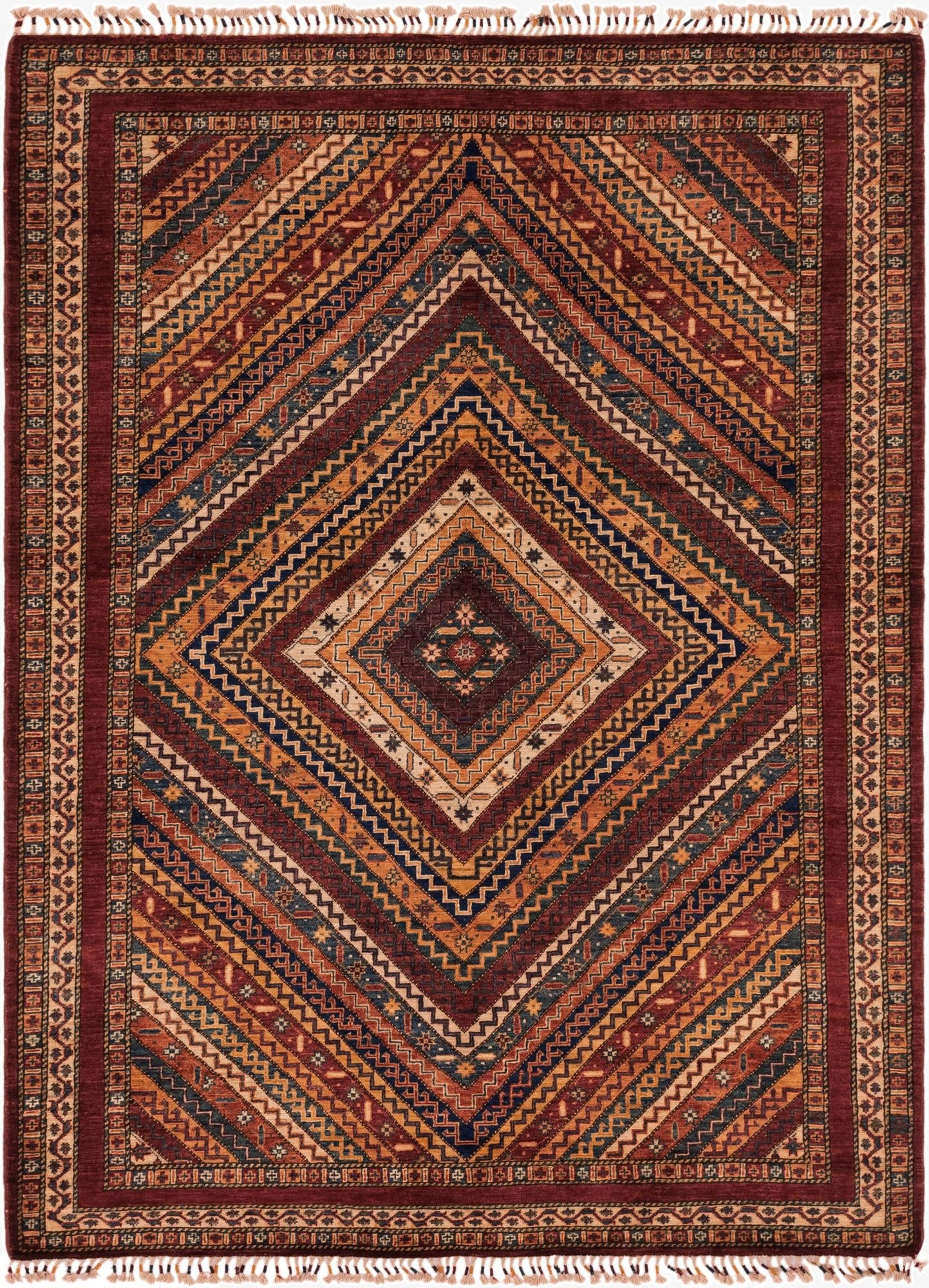 5' 6 x 7' 9  Hand Knotted Ariana Ziegler Rug
