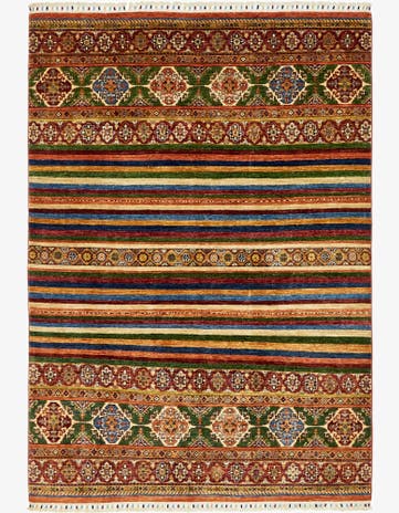 5' 9 x 8' 2 Hand Knotted Ariana Ziegler Rug