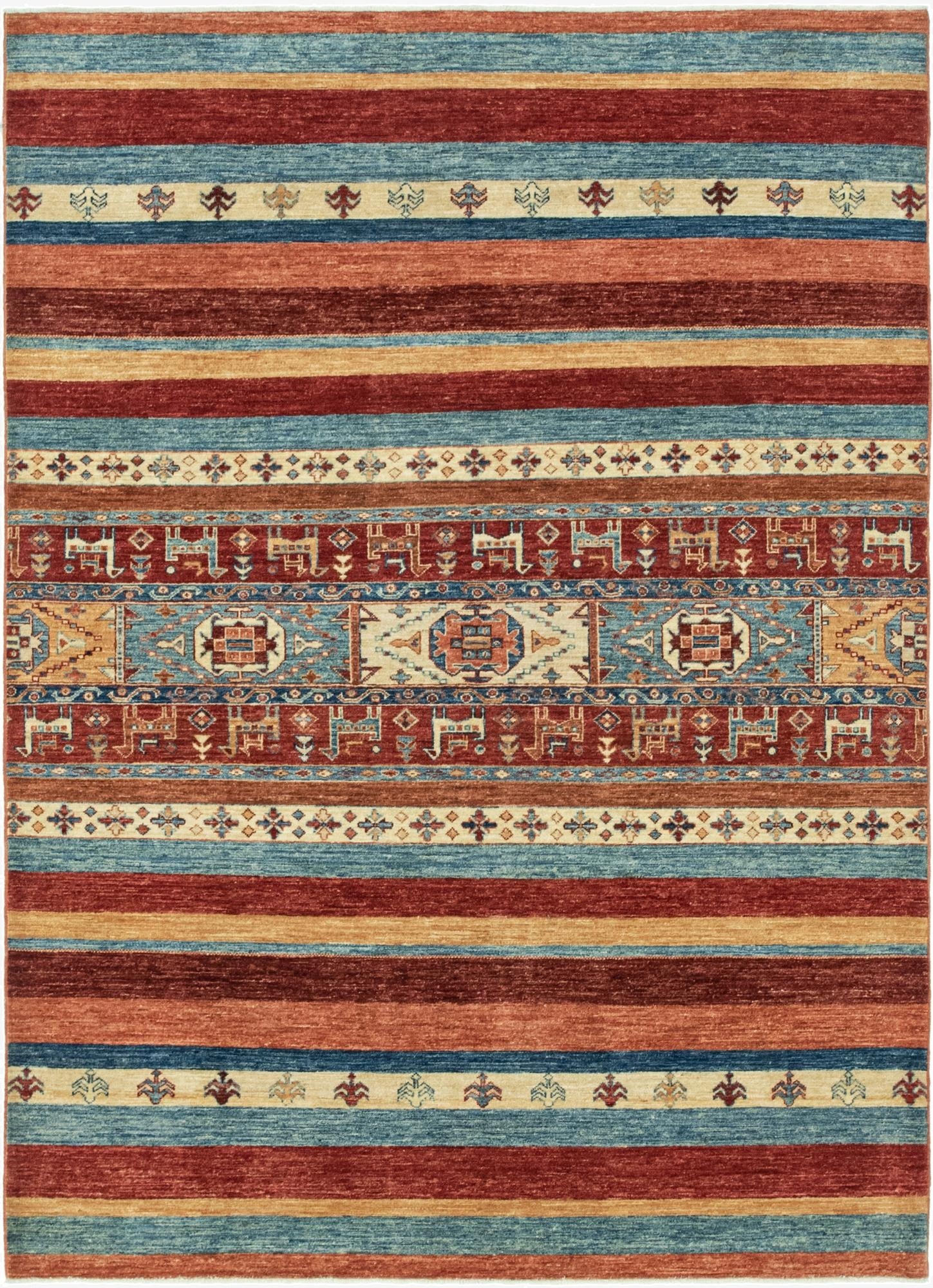5' 8 x 7' 10  Hand Knotted Ariana Ziegler Rug