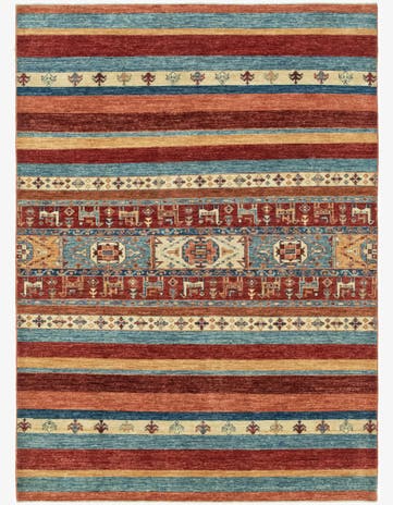 5' 8 x 7' 10 Hand Knotted Ariana Ziegler Rug