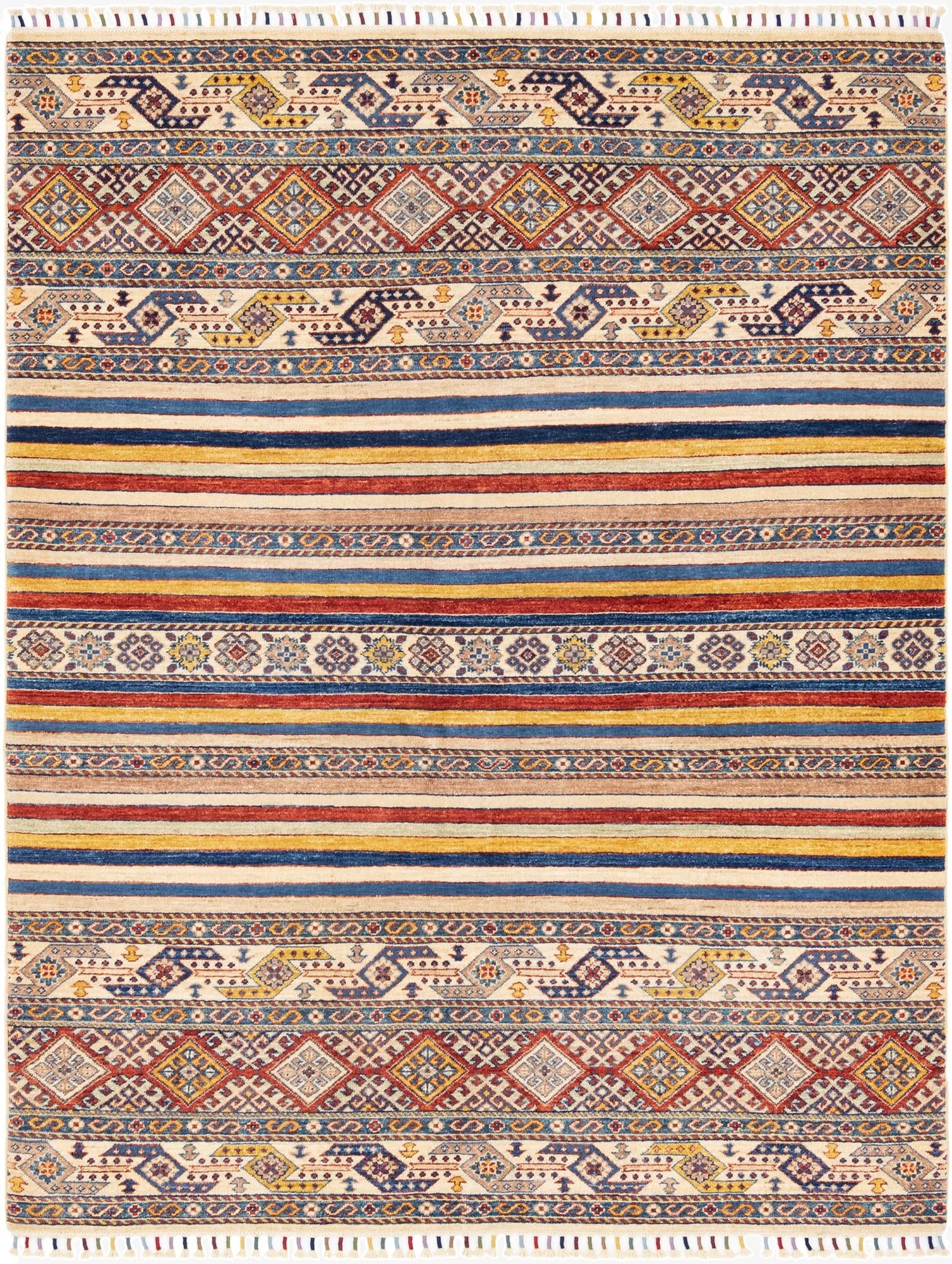 5' x 6' 4  Hand Knotted Ariana Ziegler Rug