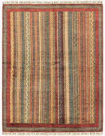 5' x 6' 4 Hand Knotted Ariana Ziegler Rug