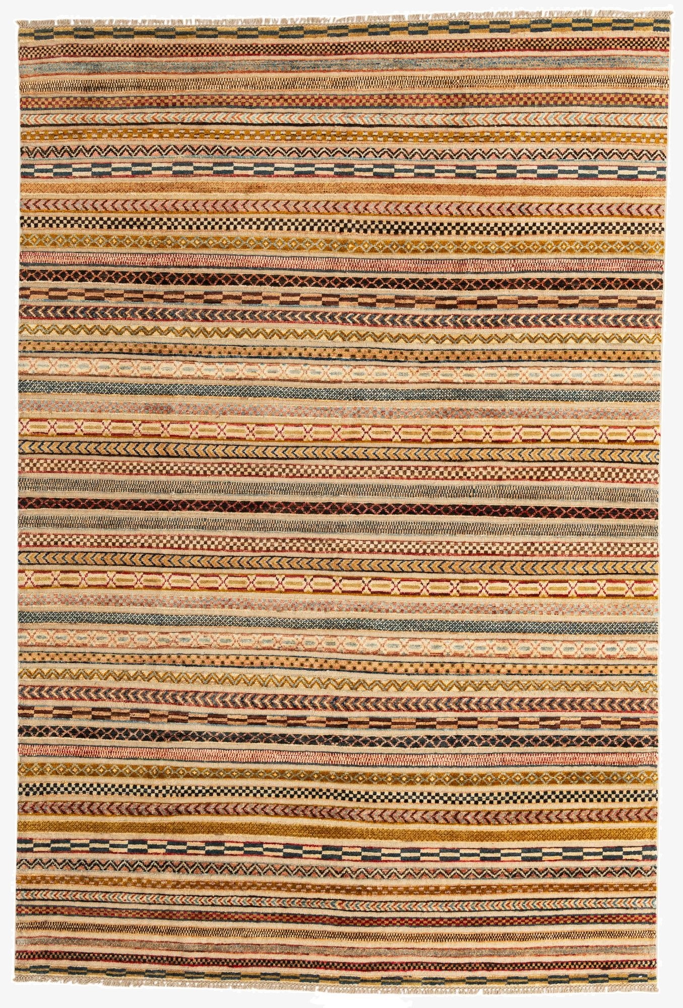 6' 6 x 9' 7  Hand Knotted Ariana Ziegler Rug